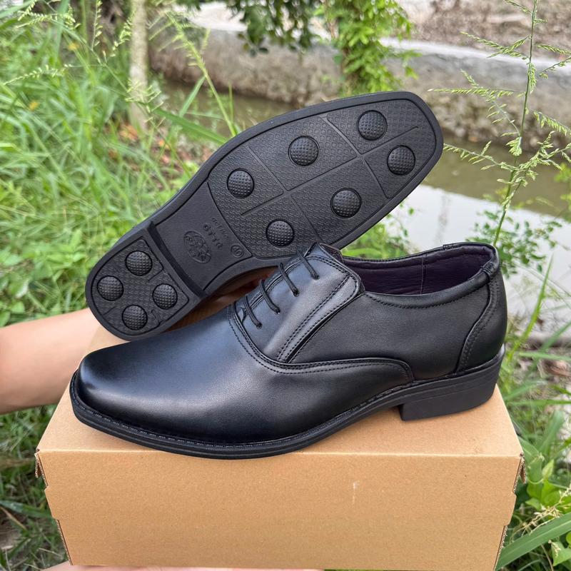  Giày Đế Hơi Giày Nam Da Bò Nappa Cao Cấp Tặng kèm tất xanh + lót quế + dón gót 