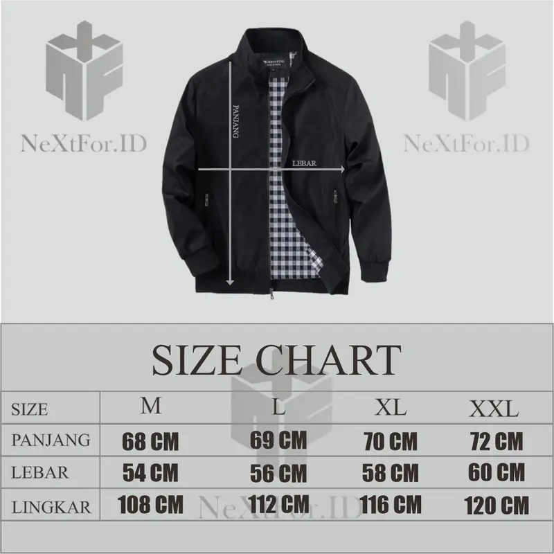 MOUNTAIN Jaket Motor Hurrington Outdoor Pria - Casual dan Keren NXF4 - Kerah, Santai Jaket  Distro Nyaman 6