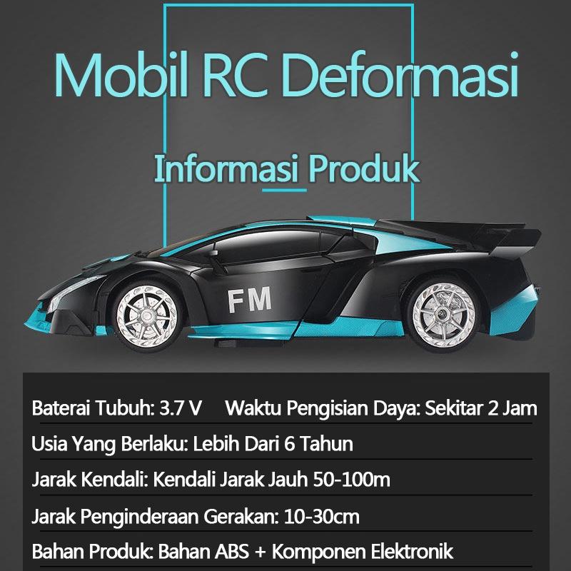 Product Introduction of 1: 18 Mobil Remote Control Rc Transformers Mobil Robot Mainan Anak Anak Deformasi Mobil Remot Kontrol REMOTE CONTROL CAR MOBIL ROBOT MAINAN ANAK Kids Toy 10