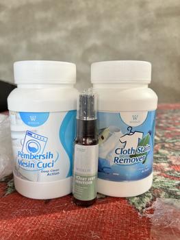 Product Review of Wiselie Spesial Bundling Pembersih Mesin cuci500gr, Cloth Stain Remover 500gr Free Toilet 30ml Rumah bersih siap menerima tamu aman untuk keluarga Cairan from m**6 0