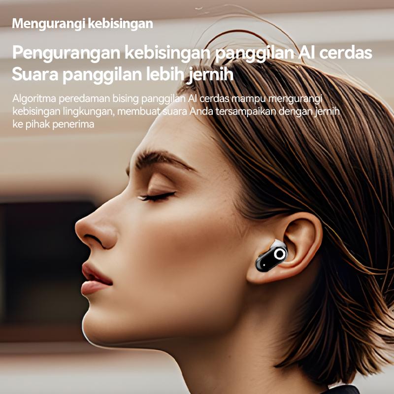 [COD] Yincoree [J16] Earphone Bluetooth 6.0 TWS - Reduksi Kebisingan Hybrid -48dB, 6-MIC ENC, 24 Jam Baterai, Latensi Rendah 0.04s, Audio 360° - Headset Nirkabel Kulit Gading untuk Gaming & Kerja In Ear Peredam Mikrofon Bawaan