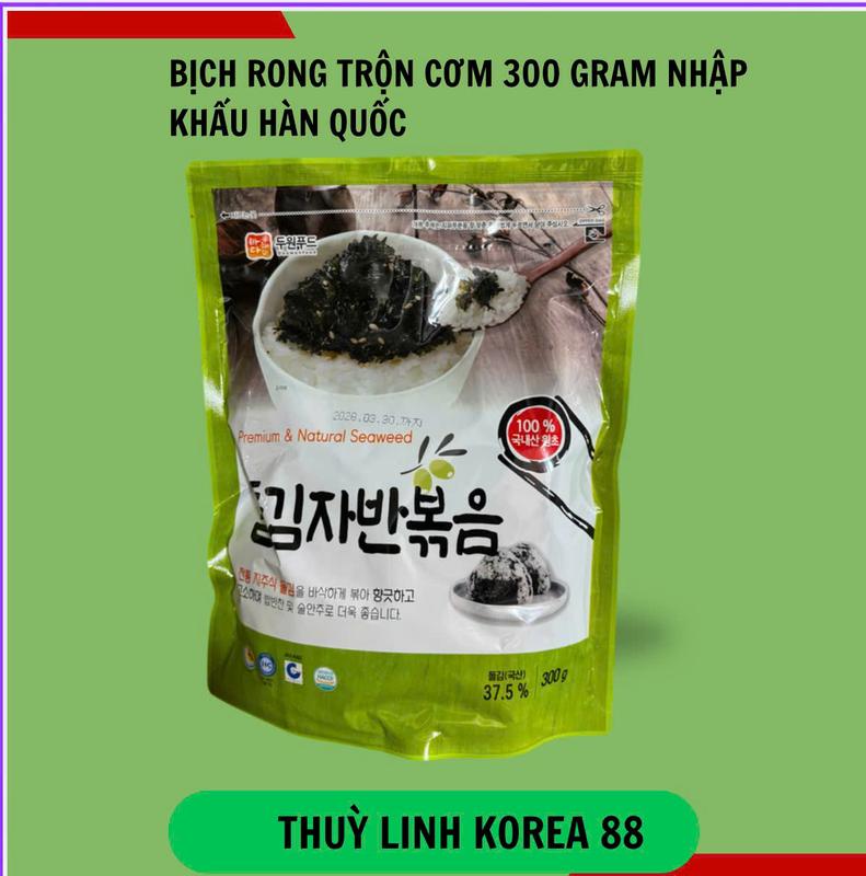 Bịch rong biển trộn cơm Doowon 300 gram nhập khẩu Hàn Quốc