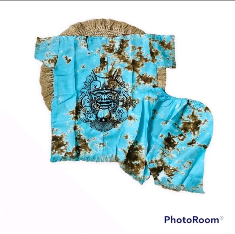 Product Introduction of setelan baju barong bali anak / usia 7-9 tahun size XL / lengan pendek fashion anak 1