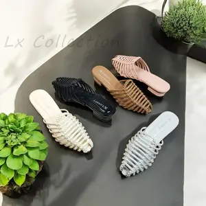 Sendal AMMIRA - Sandal Talikepang Wanita Hak 3 cm, Model Terbaru