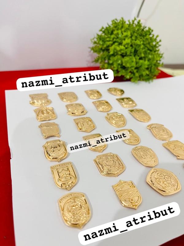 PIN TOPI MUTZ SEMUA LOGO KABUPATEN KOTA ADA BAHAN LOGAM PREMIUM