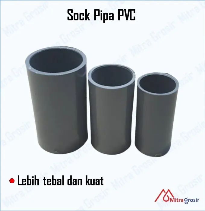 Sok Pipa PVC Jaya TS 3/4" Sambungan Pipa PVC 1 Inch / Sok / Sock / Socket / Sambungan Pipa PVC 1/2 " Ukuran 3/4 Inch 4