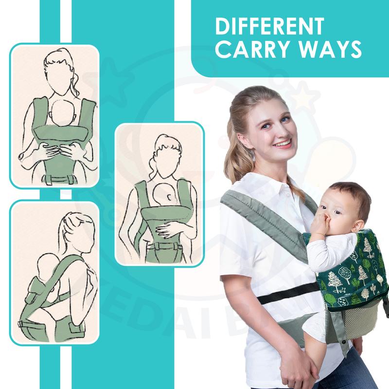 Product Introduction of Foldable Newborn Baby Carrier Breathable Travel Carriers Adjustable Safe Belt Monkey 3