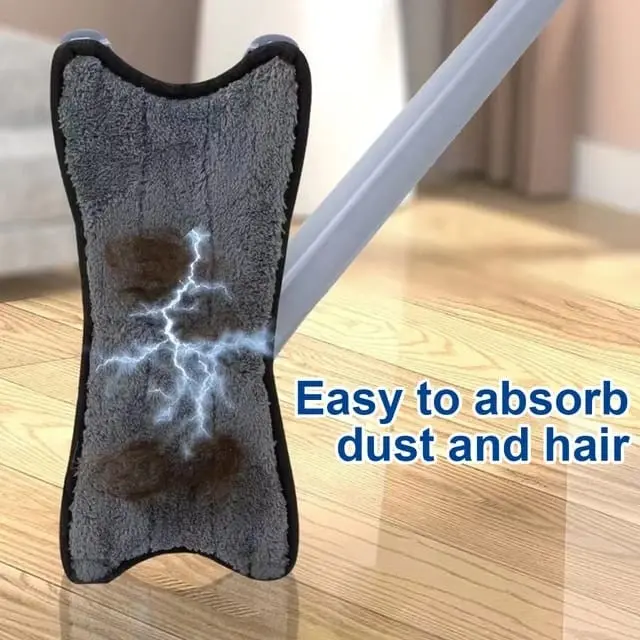 Alat Pel Peras Praktis Mop Magic Bentuk Light X-shape Mop Putar Twist Mop Gagang Panjang 4