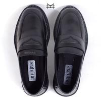 Gambar Mikihas R2 Ruber - Sepatu Pria Kulit Hitam Penny Loafers Flat Sol Karet - Kerja, loafers Shoes - loafers style outfit Material Synthetic Leather Outsole Karet Murni Colour Black - R2 Rubber JH, 38 dari Mikihas Shoes Kab. Bandung 5 Tokopedia