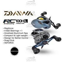 Gambar Reel Daiwa RC 100HL | Reel BC Daiwa | Reel Bait Casting - GM - Abu abu dari Sagara Pancing Kab. Sukabumi 4 Tokopedia