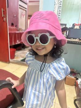 Product Review of TOPI ANAK BAYI 1 SAMPE 3 TAHUN TOPI BUCKET ANAK BERKUALITAS MOTIF BERUANG TERBARU Hitam Denim from M**y 0