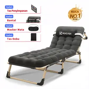 KUCADI Kursi Malas Tempat Tidur Lipat Kursi Santai Ranjang Lipat Folding Bed [ Garansi lima tahun ]