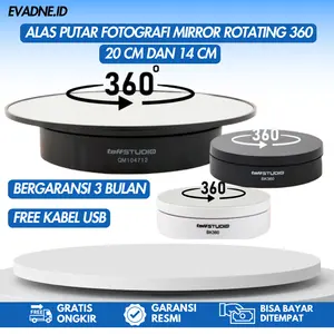 TAFFSTUDIO ALAS PUTAR FOTOGRAFI Rotating Display 360 Turntable 20 cm Camera