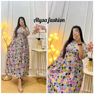 DASTER MOTIF KEKINIAN TANGAN 3/4 RAYON Cantik Kancing