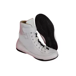 Sepatu Boxing Tinju,Gulat,Gym Fitness - Full Kulit Sapi Asli - Ringan Dikaki