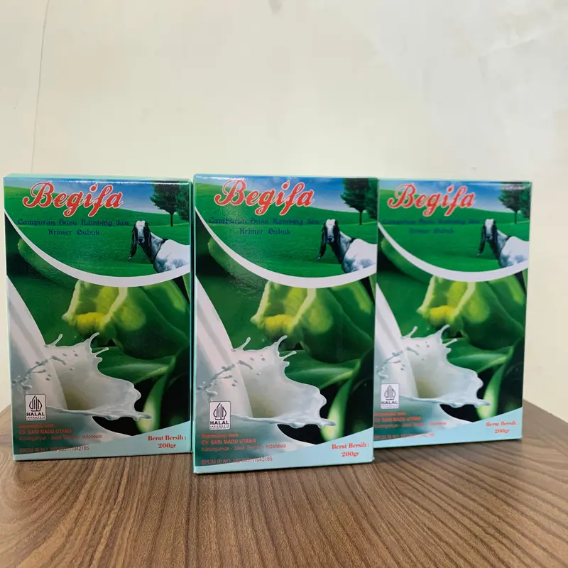 Begifa Susu Kambing Etawa Murni + Krimer Bubuk Original 200 gram Dairy Milk 3