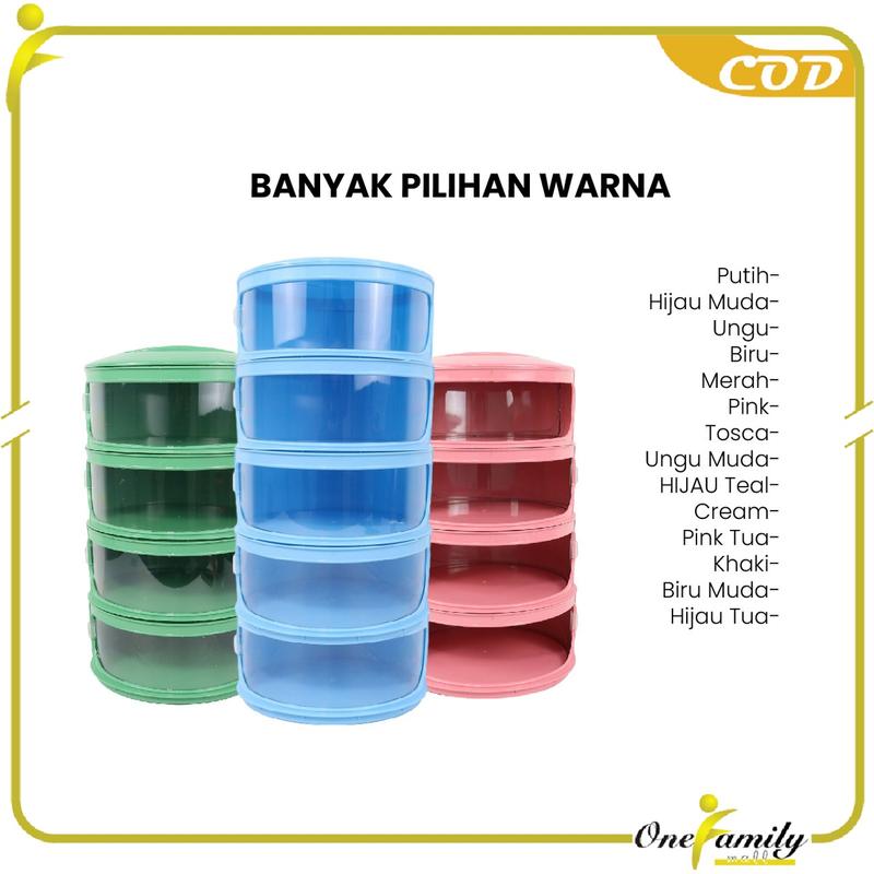 [COD] OFM C418 Tudung Saji Susun Penutup Makanan Anti Debu 7