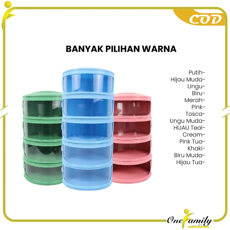 [COD] OFM C418 Tudung Saji Susun Penutup Makanan Anti Debu 7