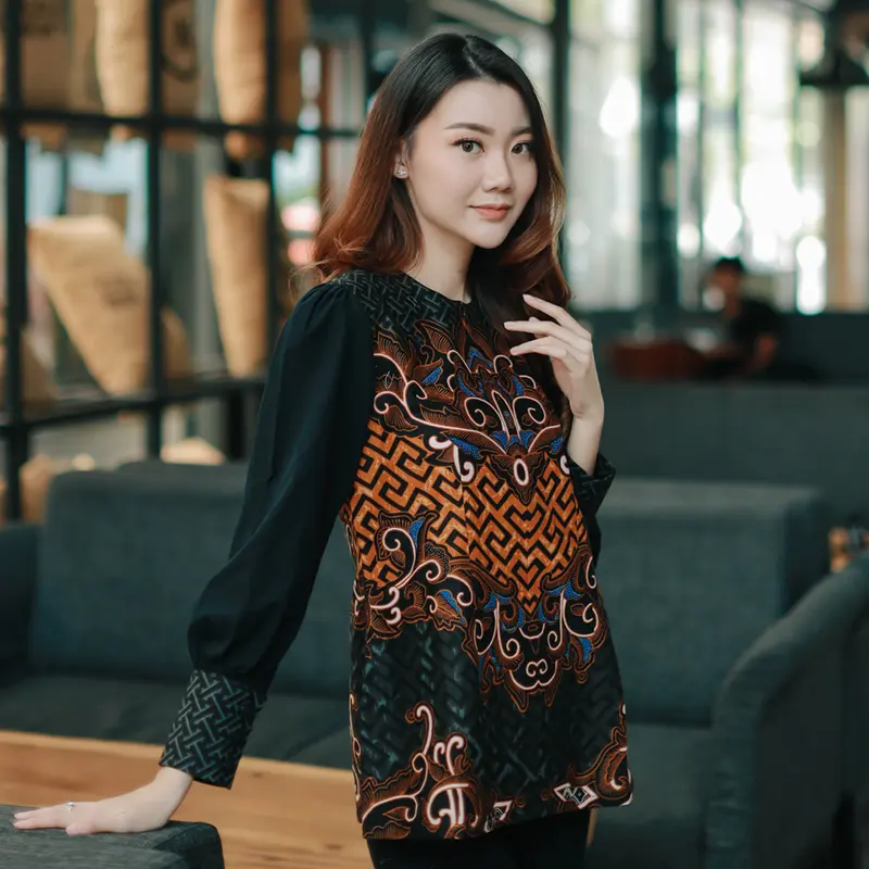 My Aksa Batik Wanita Blouse Kylie Kay 1