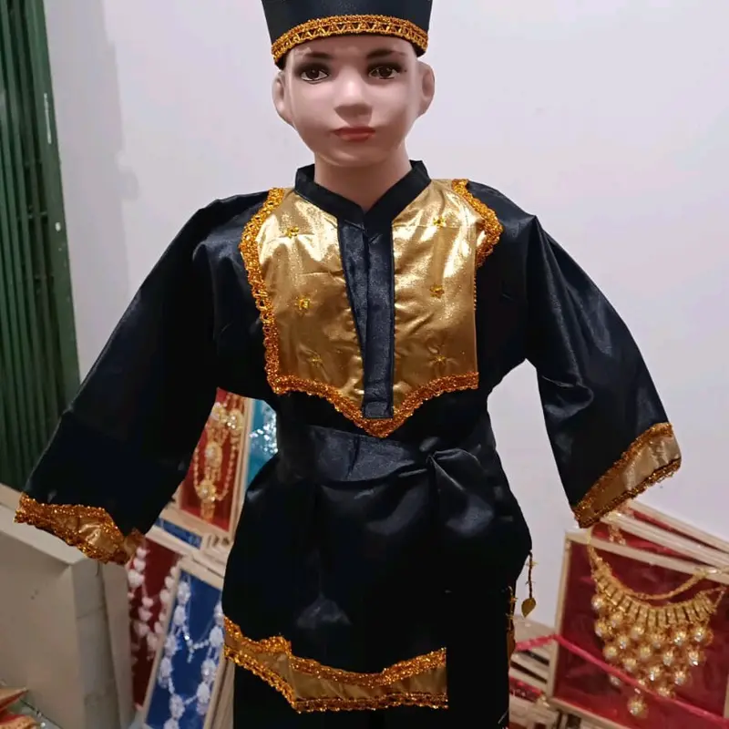 Baju padang/minang anak laki laki ukuran TK, SD, SMP, dan SMA sesuai gambar 3