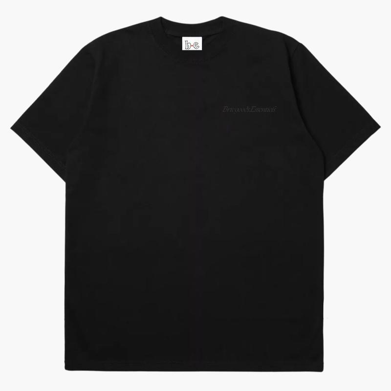 Brivgoods Essentiels - Heavyweight Tshirt - Katun 16s Hitam Kaos Pria 1