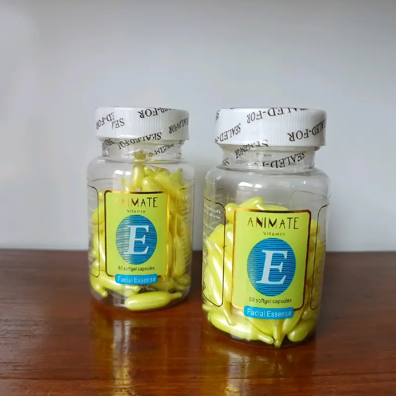 Serum Essense Animate Pencerah Wajah 60pcs Perawatan Mencerahkan Muka Vitamin Hitam Kerutan Kering Aging 2