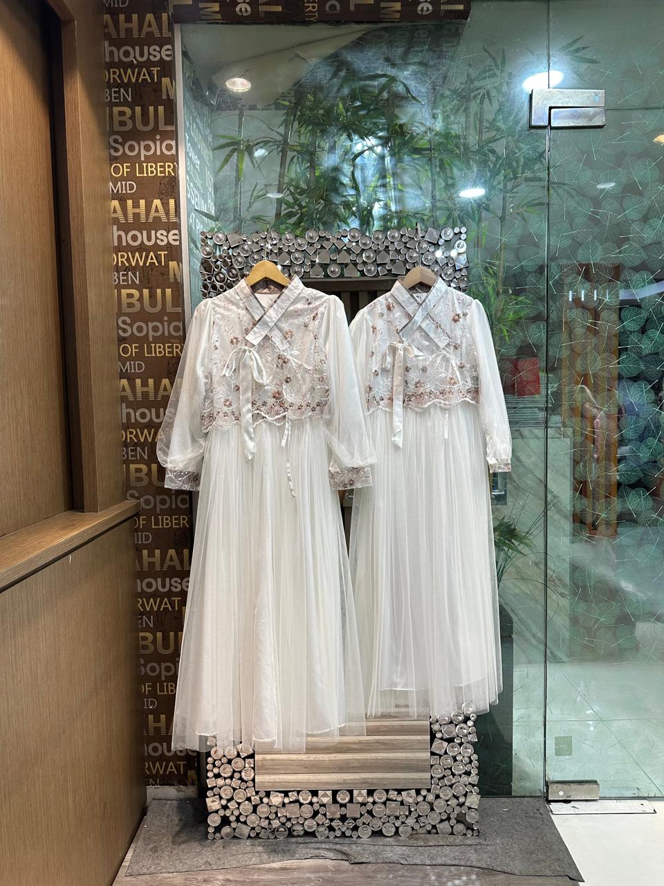 Gamis JISO PART 4 Couple Bunda ANAK  by bombshellstores / set wanita / set 2 in 1 / ootd kondangan / Gamis kondangan / Gamis kekinian