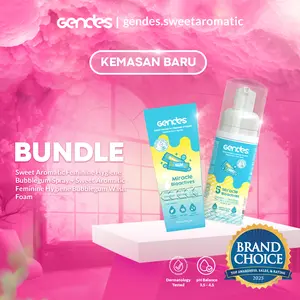 [EKSKLUSIF] Bundling Gendes Sweet Aromatic Feminine Hygiene Wash  Foam Bubble Gum dan Spray 7 Miracle Bioactives