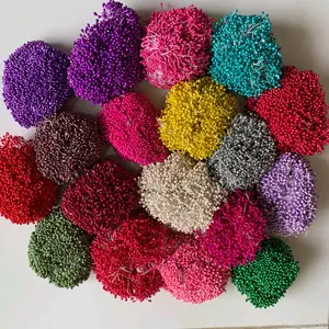 putik sari isi -+ 8gram /1 ikat putik sari palsu untuk kerajinan bunga.(BISA MIX WARNA, TULIS DI CATATAN)