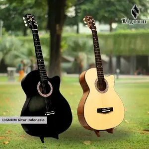 gitar akustik Lignum seri 0.2 Gratis Packing kayu..Garansi