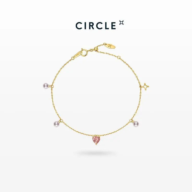 Circle You&Me Akoya Pearl Bracelet For Women Daily Party(3.5-4mm)
