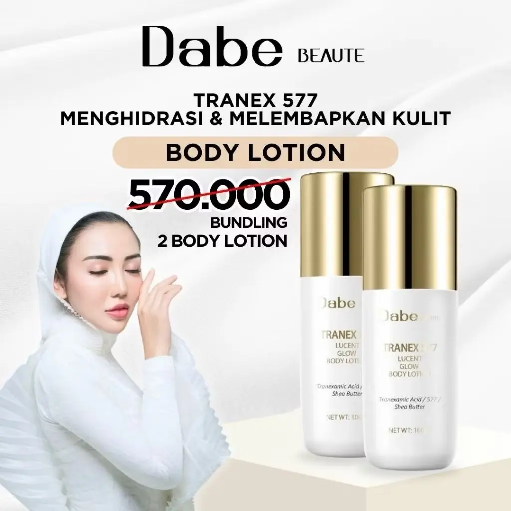Body Lotion (DAPAT 2) Dabe Beaute Tranex 577 Dijamin original 100%