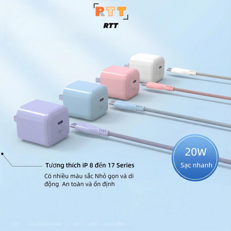 Bộ sạc nhanh PD 20W sạc 30phút lên khoảng 60%. tương thích ip phụ kiện điện thoại ip 17 16 15 14 13 12 11 Promax XS XR X 8 Plus 7 6 điện thoại phụ kiện ip ipad- dây cáp bọc dù- bền-đẹp-chống đứt-gẫy. hỗ trợ bảo hành- đổi trả hàng nhanh.