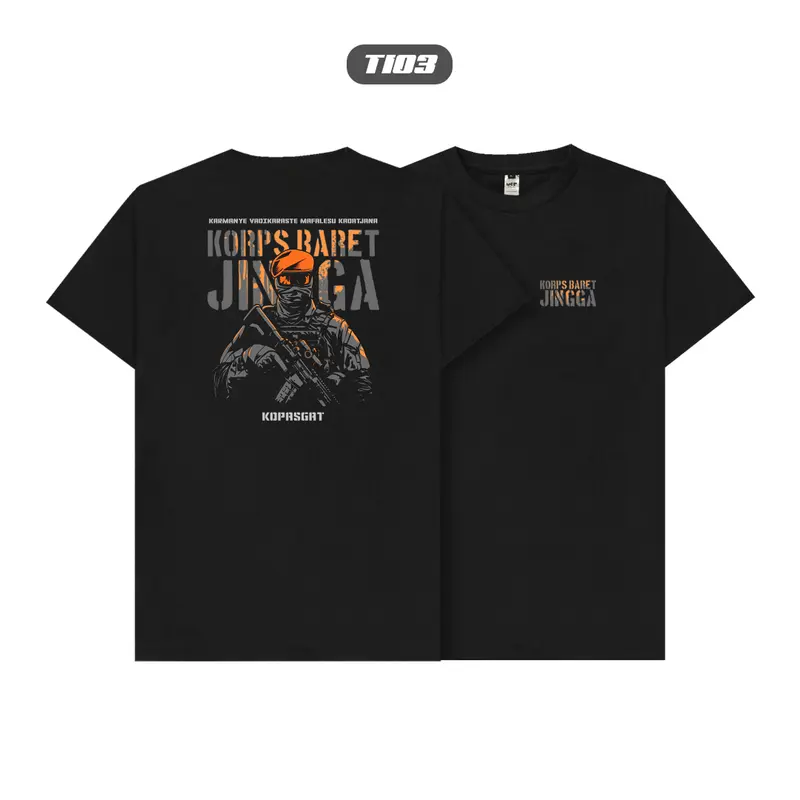 MCP APPAREL KAOS TACTICAL KODE (TI) | LENGAN PENDEK | TSHIRT COTTON COMBED 24S TSHIRT TACTICAL 3