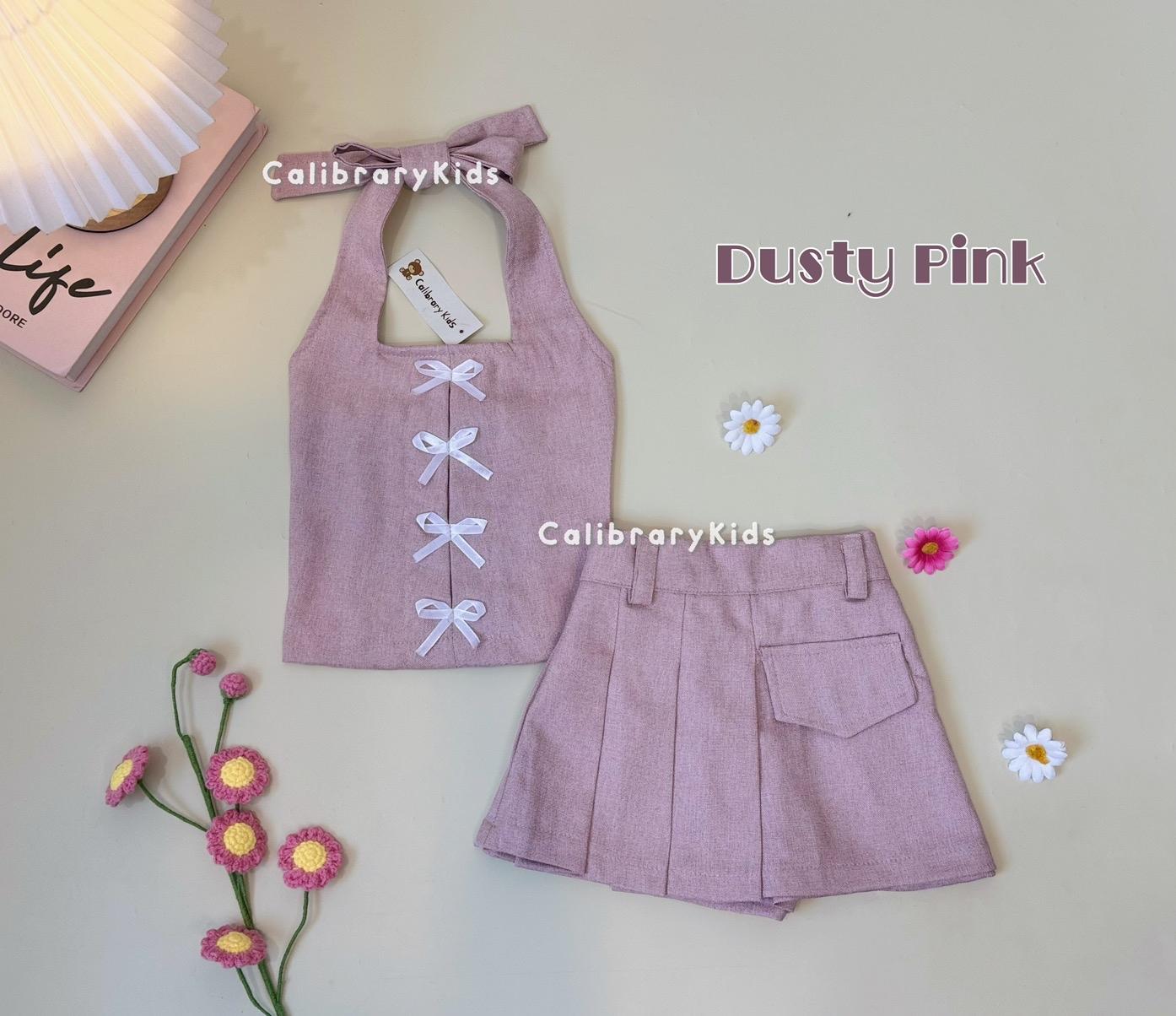 { CalibraryKids }  Set Ryuta Bow | Setelan Skort anak |celana rok anak perempuan | fashion anak Cewek | Outfit anak