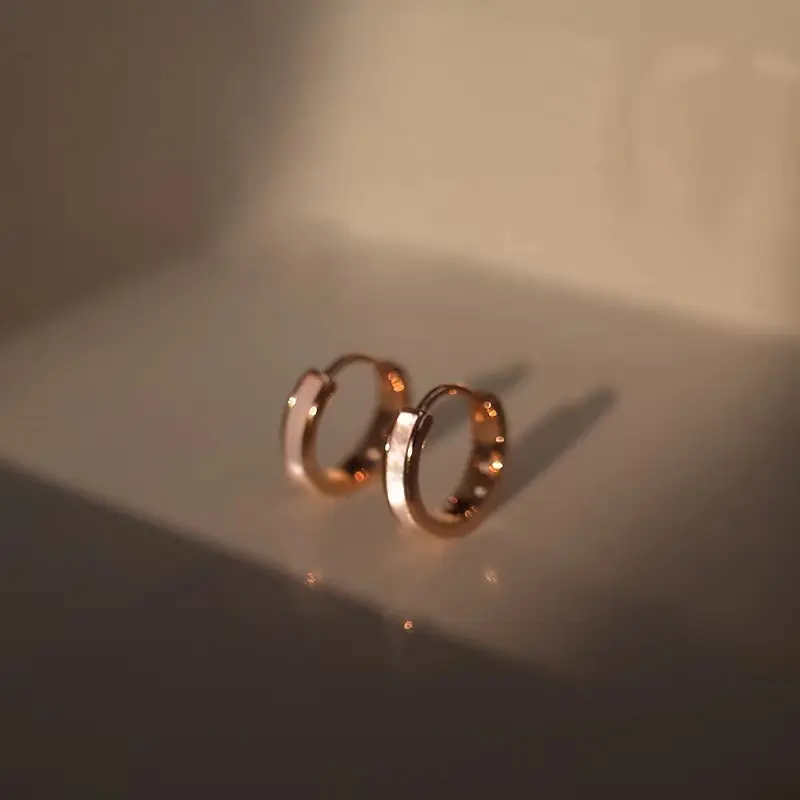 Fashion earrings, rose gold color, for women, 1 PCs, fashion earrings women earrings,Send earring box