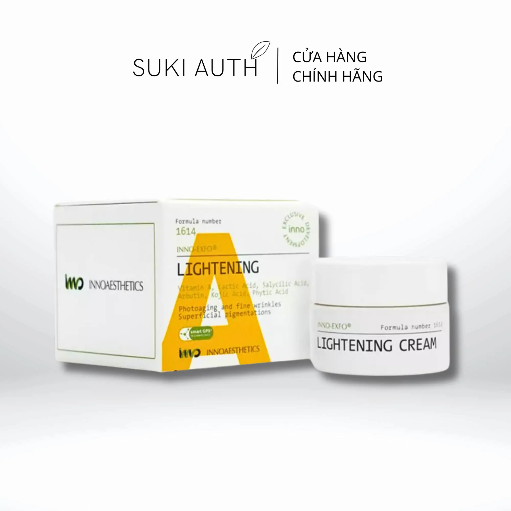 Kem peel Vitamin A 5% Inno LIGHTENING Tái Tạo Đều Màu Da Giảm Thâm Mụn ( 1g dùng 1 lần )