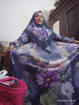 Product Review of Almira Gamis  Motif printing  Digital klok mayung Gamis pesta   Syari Muslim Kondangan from R**a A** s**p 2