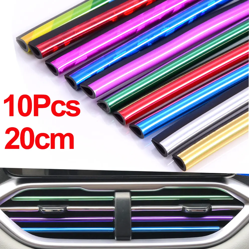 Ổ Cắm Điều Hòa Ô Tô Thông Dụng, 10 Cái, Trang Trí 20Cm, Hình Chữ U, Đúc, Dải Trang Trí, Trang Trí, Phụ Kiện Tạo Kiểu Xe Hơi