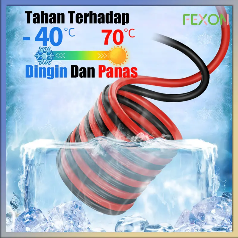 【COD】FEXON Kawat Pengapian Mobil Tembaga Murni Berkualitas Tinggi Panjangnya Sekitar 4 Meter 6