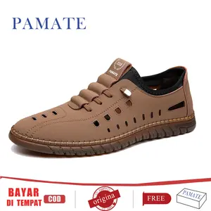 [PAMATE]Sepatu Casual Slip On Pria Anti Slip Nyaman Sepanjang Hari, Tahan Lama & Elegan Flat Shoes