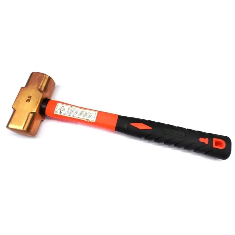 Palu Tembaga OPT 6Lb (3 Kg), 8Lb (4 Kg), 10Lb (5 Kg), 20Lb (10 Kg) Gagang Fiber / Copper Hammer