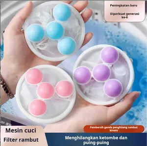 Filter mesin cuci, penghilang serat universal, penghilang serat apung, penghilang dan filter serat rumah tangga, bola cucian.