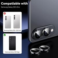 Gambar Tempered Glass Kamera for Samsung Galaxy S25 Edge Getgard Ring Camera Lens Protector - Black dari GET-WID Kota Administrasi Jakarta Barat 3 Tokopedia