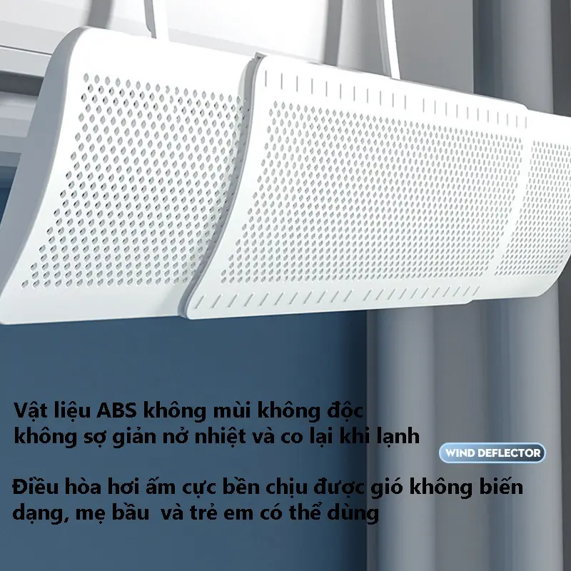 Tấm chắn gió điều hoà, tấm chuyển đổi hướng gió điều hoà, máy lạnh bảo vệ sức khoẻ gia 7
