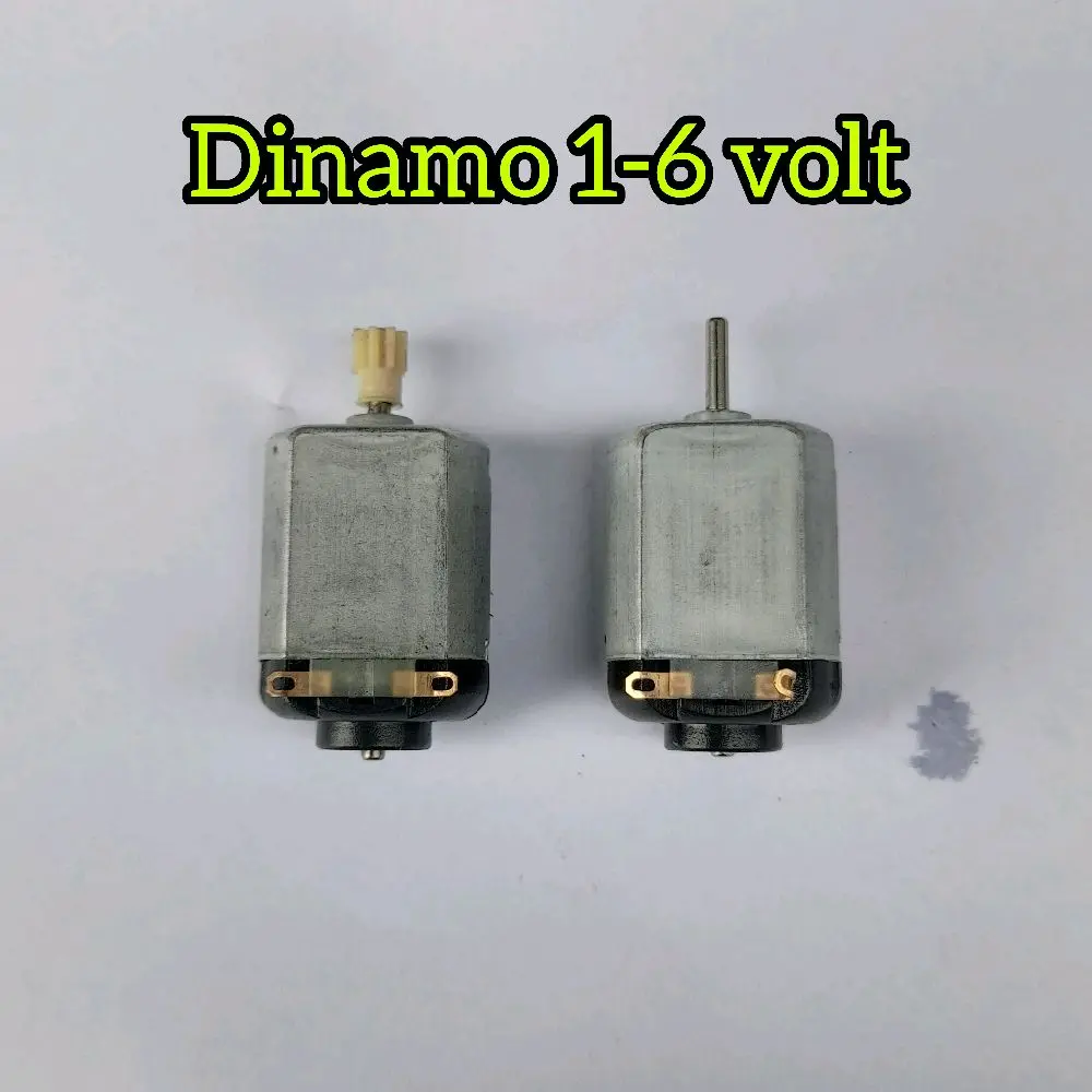 Motor DC 1-6volt mini / miniatur dinamo listrik (3v = 17000-18000 rpm)