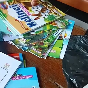 Buku Mewarnai PAUD/TK A5 Berwarna Kertas HVS 75 Gram Cover Artcarton Finishing UV Glosy
