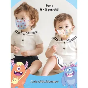Baby Kids Mask Fun Printed Karakter 3D Duckbill Masker Anak Balita (0-3)thn 3 ply 10pc/pk Premium
