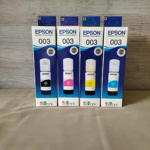 Tinta Epson 003 1 Set / 4 Warna For Printer L1110 L3100 L3101 L3116 L3156 L3150 L5190 Toner