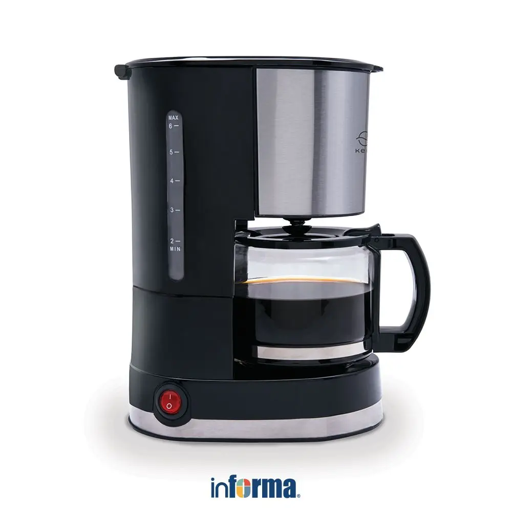 Informa Kels Madison Coffee Maker 600 ml 600 Watt - Hitam Mesin Kopi Pembuat Kopi Coffee Machine Alat Seduh Elektrik